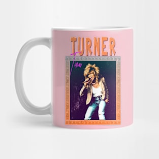 Tina Turner - 80s Style Retro Mug